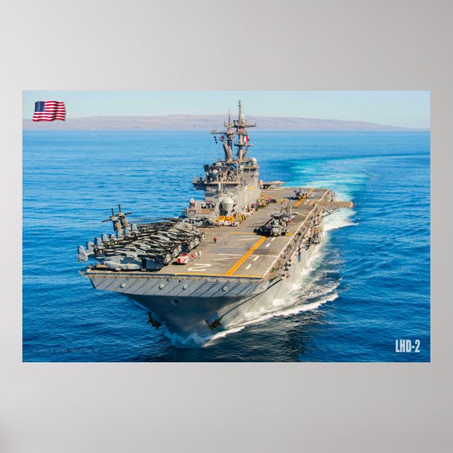 AMPHIBIOUS ASSAULT-FRAKT - LHD-2 POSTER (Framsidan)