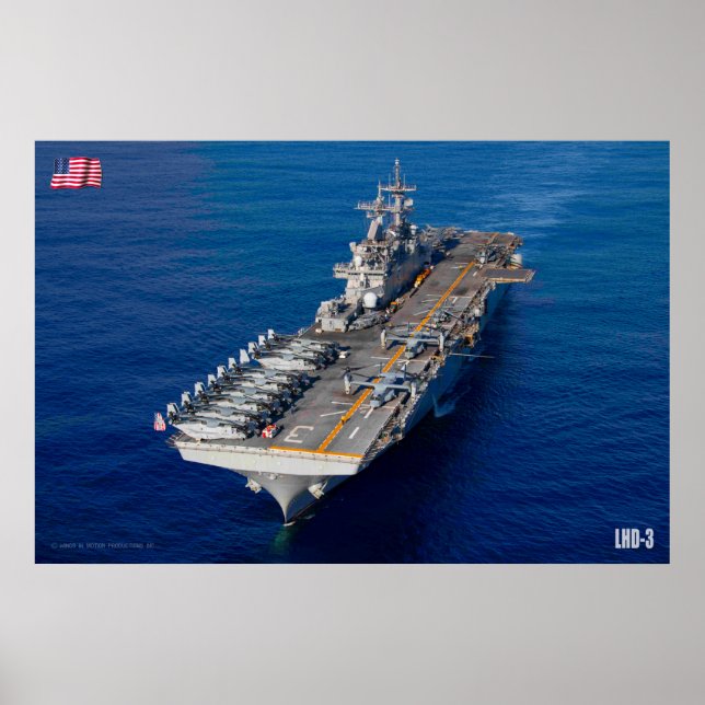 AMPHIBIOUS ASSAULT-FRAKT - LHD-3 POSTER (Framsidan)