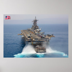 AMPHIBIOUS ASSAULT-FRAKT - LHD-3 POSTER