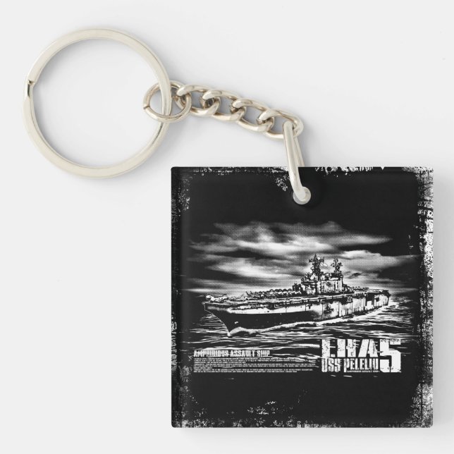 Amphibious Attault frakt Peleliu Aif-nyckelkedja (Framsidan)