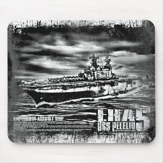 Amphibious Attault frakt Peleliu Mousepad Musmatta (Framsidan)