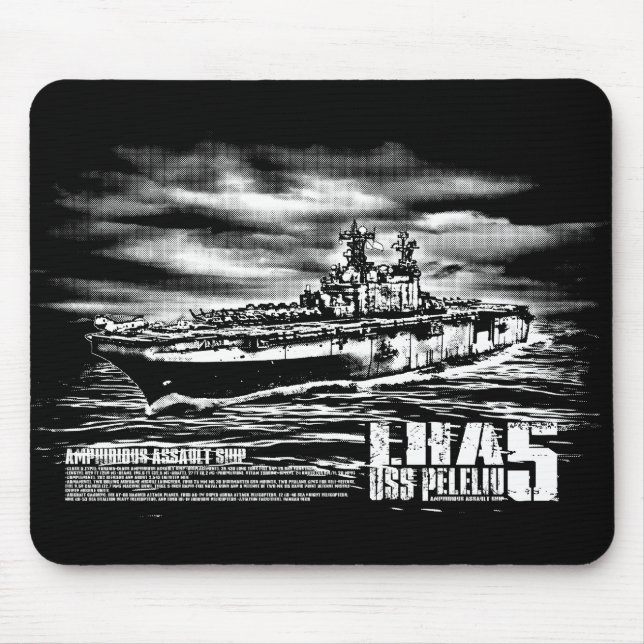 Amphibious Attault frakt Peleliu Mousepad Musmatta (Framsidan)
