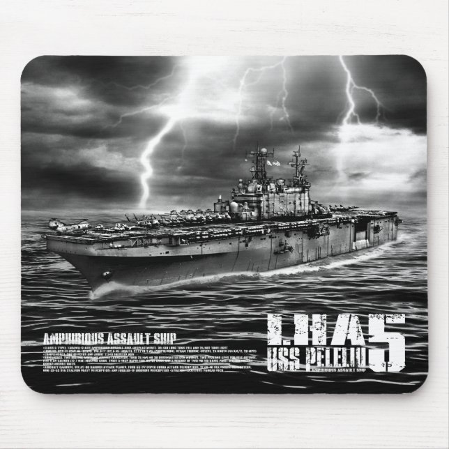 Amphibious Attault frakt Peleliu Mousepad Musmatta (Framsidan)