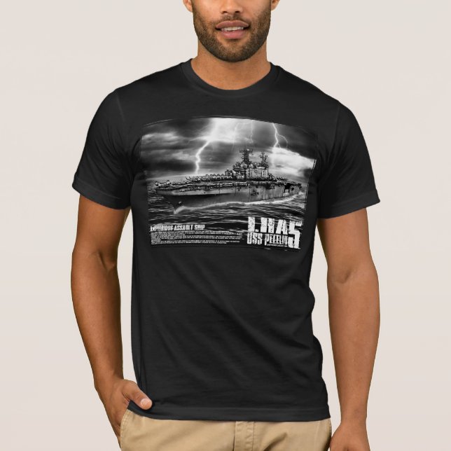 Amphibious Attault frakt Peleliu Shirt Tee (Framsida)