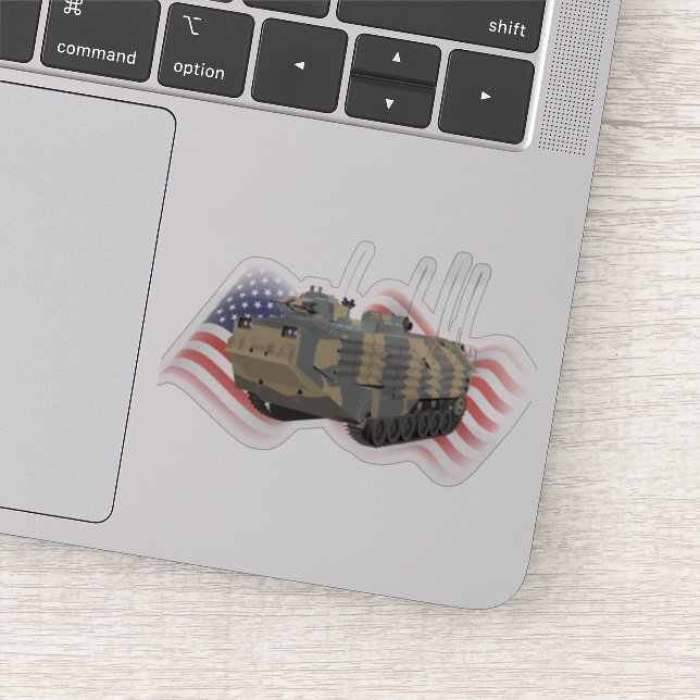 Amphibious Fordon (AAV) AAVP7A1 Klistermärken (Detalj)