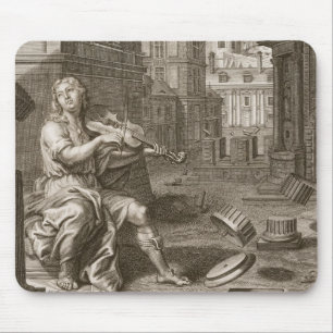 Amphion bygger väggarna av Thebes vid musiken av Musmatta