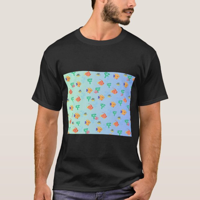Amphiprion och havet t shirt (Framsida)