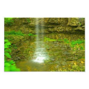 Amphitheater Falls, John Bryan State Park, Ohio Fototryck