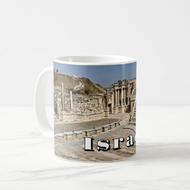 Amphitheater in Beit Shéan, Israel Kaffemugg (Framsida vänster)