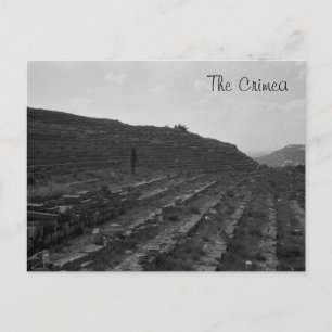 Amphitheater Limestone Quarry in Crimea Vykort