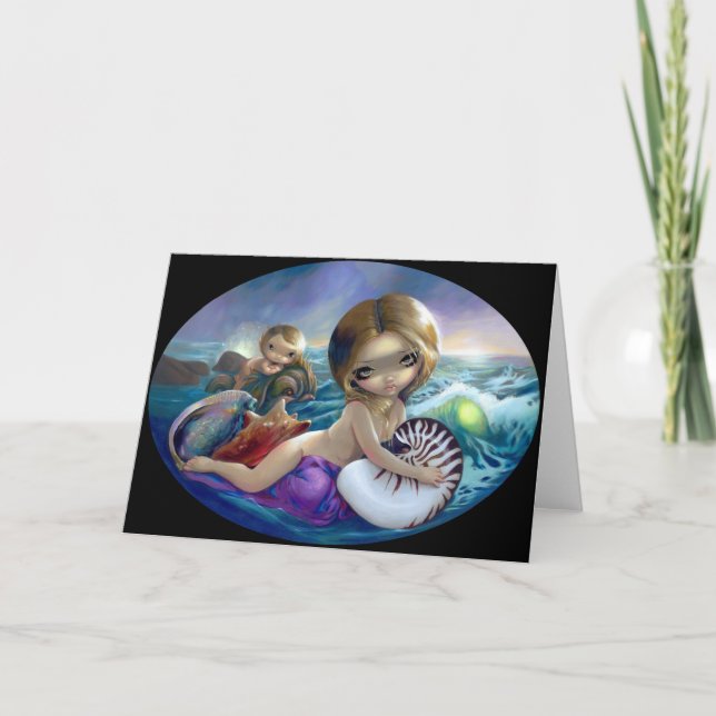 "Amphitrite" hälsningkort Kort (Framsida)