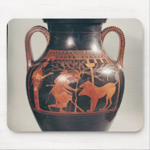 Amphora för loftröd-figur buk musmatta