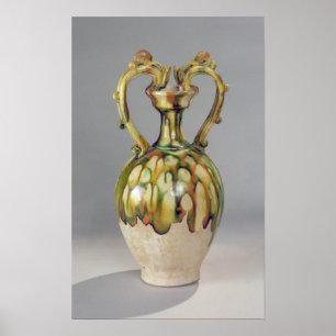 Amphora med handtag i form av drake poster