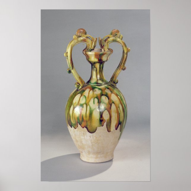 Amphora med skaft i form av dragon poster (Framsidan)