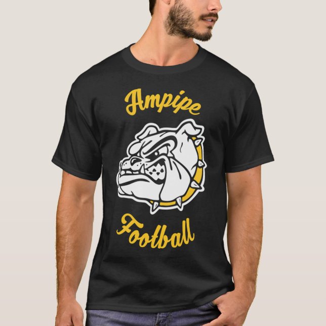 Ampipe High School Bulldog Mascot T Shirt (Framsida)
