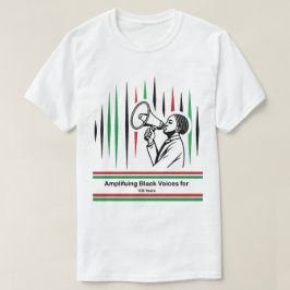 Amplifierande svarta röster 100-årsjubileum T-shir T Shirt