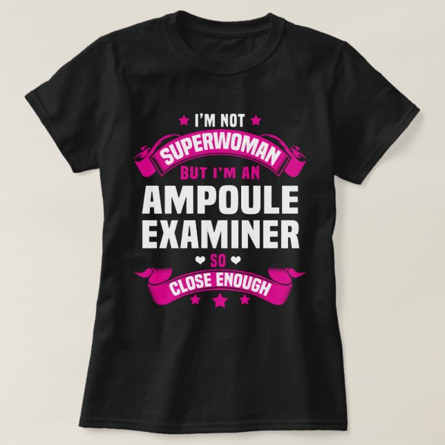 Ampoule-examinator T Shirt (Design framsida)