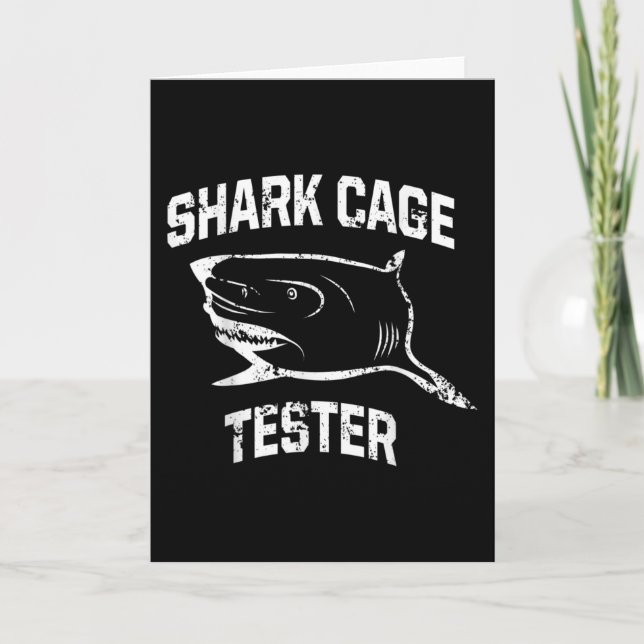 Ampu Humor Shark Leg Arm Funny Recovery Gifts Kort (Framsida)