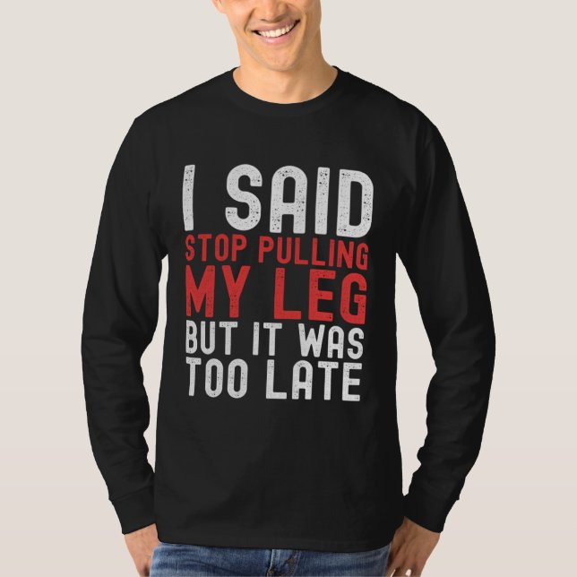 Amputation Surgery Recovery Humor Handicap Leg Arm T Shirt (Framsida)