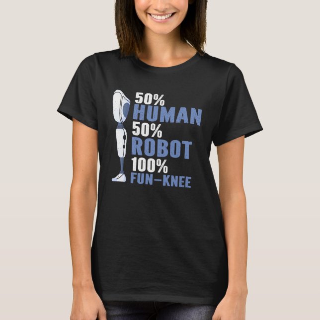 Amputationsöverlevare för benprotes t shirt (Framsida)