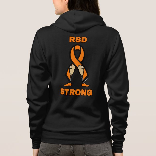 Amputee/Ben/Strong...RSD Hoodie T Shirt (Baksida)