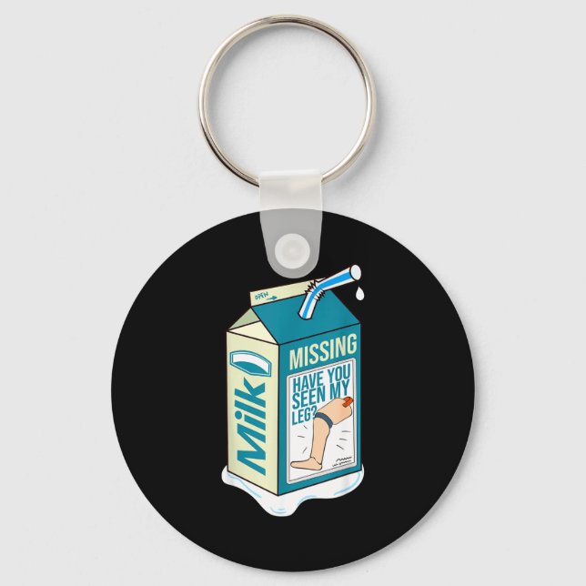 Amputee Funny Shirt Humor Quote Prosthetic Joke  Nyckelring (Framsida)
