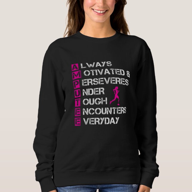 Amputee Humor Definition Leg Arm Funny Recovery T Shirt (Framsida)