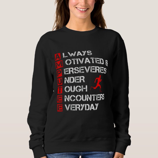 Amputee Humor Definition Leg Arm Funny Recovery T Shirt (Framsida)