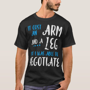 Amputee Humor Leg Arm Funny Recovery Premium T Shirt