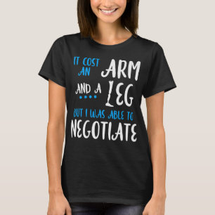 Amputee Humor Leg Arm Funny Recovery Premium  T Shirt