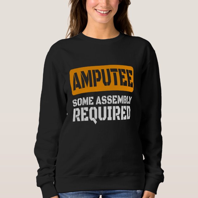 Amputee Jokes Amputation Surgery Handicated Amput T Shirt (Framsida)