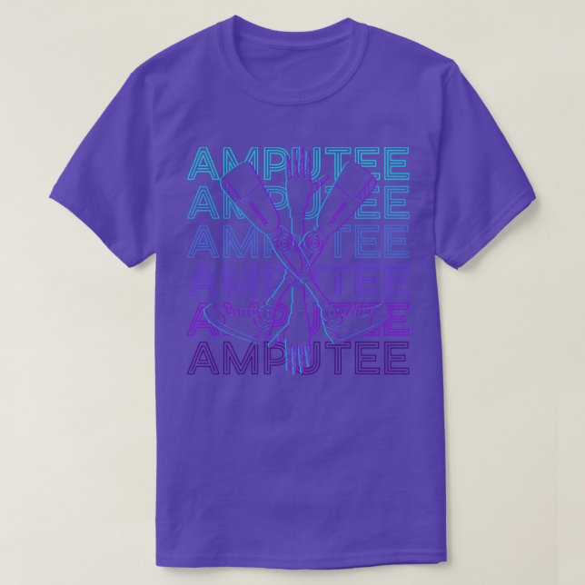 Amputee Protesethetic Protes Retro Amputee Gift T Shirt (Design framsida)