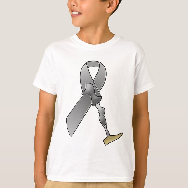 Amputeemedvetenhetband Tee Shirt (Framsida)