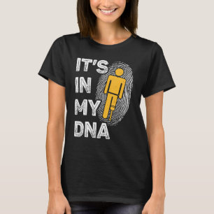 Amputerad - Roligt Det finns i mitt DNA Protesben T Shirt