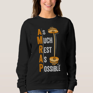 AMRAP As Much Rest As Possible  Workout T Shirt