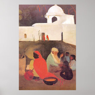 Amrita Sher-Gil - Ancient Storyteller, bra art Poster