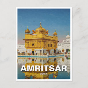 Amritsar Golden Temple India Vykort
