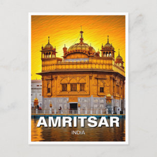 Amritsar Golden Temple Vykort