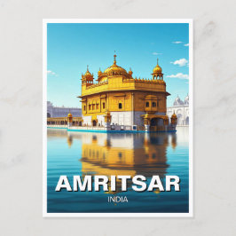 Amritsar Golden Temple Vykort