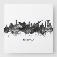 Amritsar Punjab Skyline BW