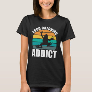 Amrofibiell Grodcatchande Beroende Grodjakt T Shirt
