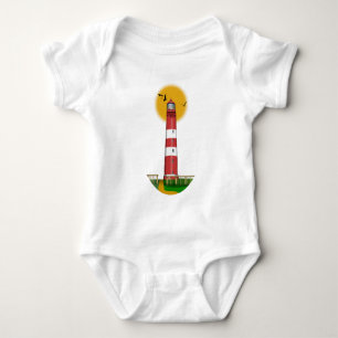 Amrum Lighthouse Tyskland T Shirt