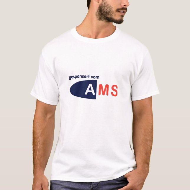 AMS - gesponsert vom AMS T Shirt (Framsida)