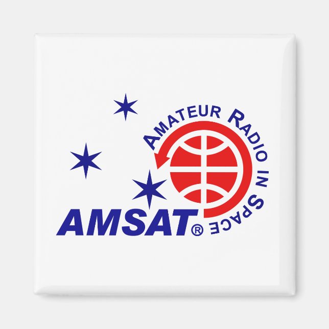 AMSAT Logo Magnet (Framsidan)