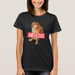 Amsiedad Cheems Ironic Spain Doge Meme T Shirt