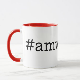 #amskrift mugg