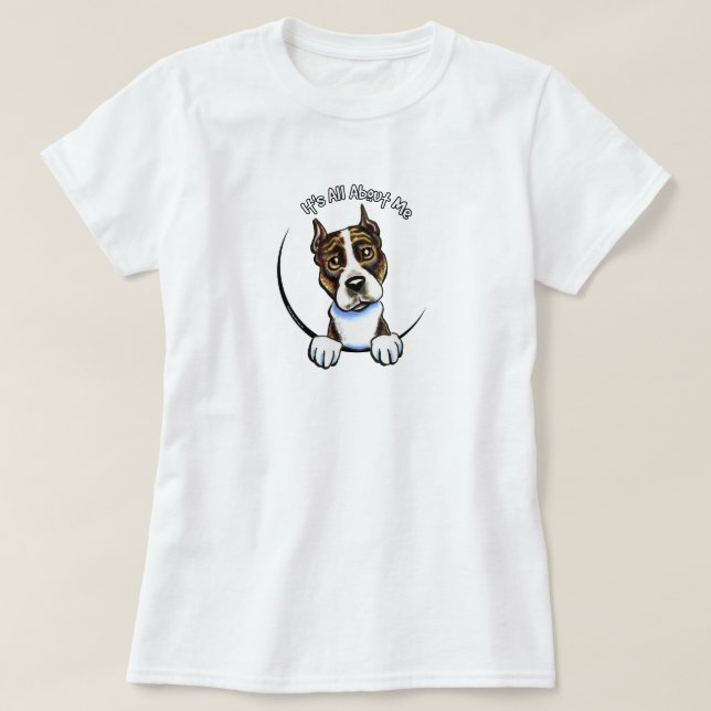 AmStaff Brindle IAAM T-shirt (Design framsida)