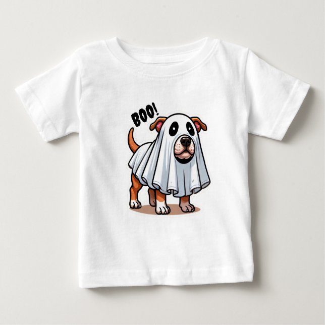 AmStaff Ghost Costume T Shirt (Framsida)