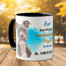 AmStaff Hund Loyal Friend Mugg
