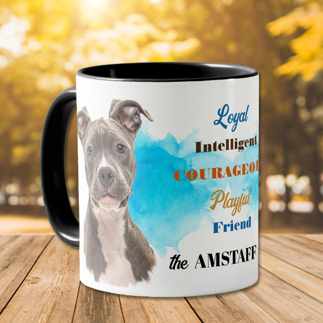 AmStaff Hund Loyal Friend Mugg (Skapare uppladdad)